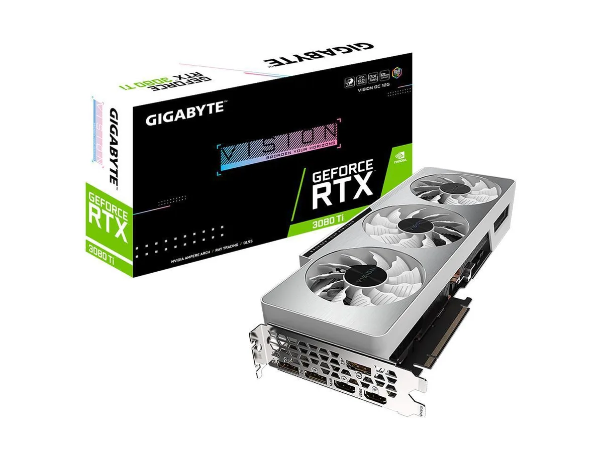 GIGABYTE GIGABYTE VISION OC GeForce RTX 3080 Ti 12GB GDDR6X graphics card — produktbild