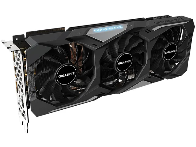 GIGABYTE RTX 2080 Super triple-fan card with metal backplate