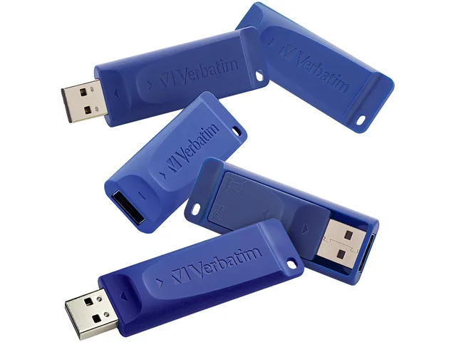 VERBATIM VERBATIM 99121 8GB USB 2.0 flash drive blue 5-pack — 제품 사진