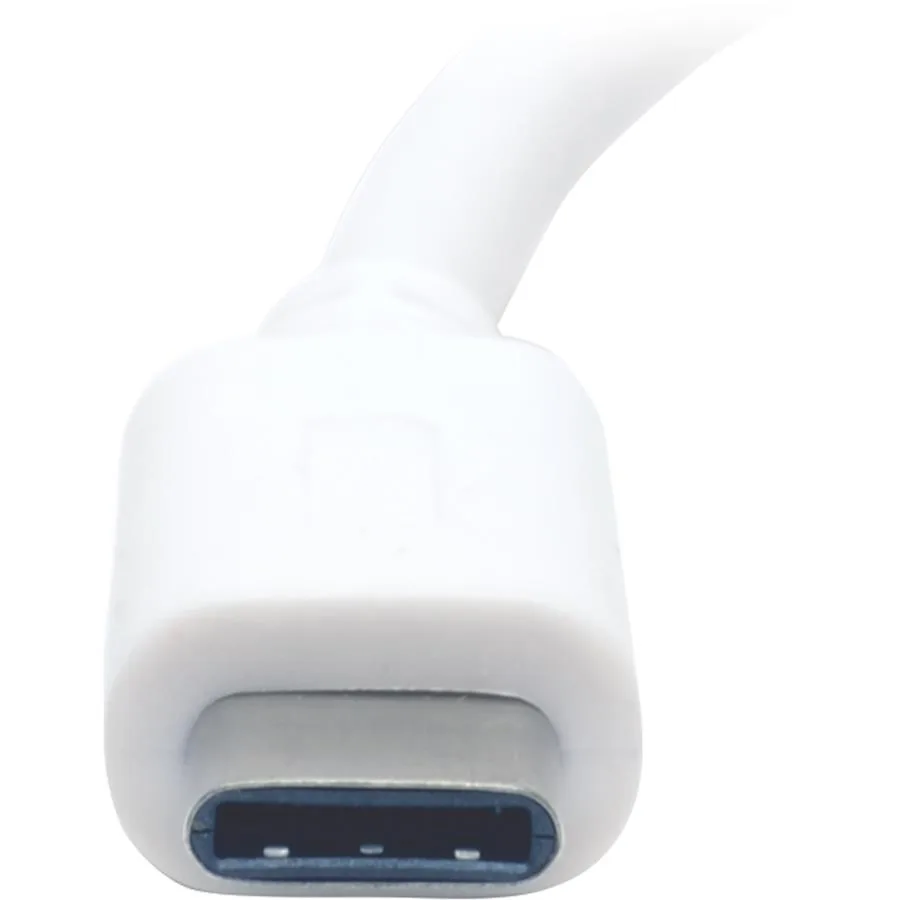 Compact aluminum card reader with built-in USB-C cable