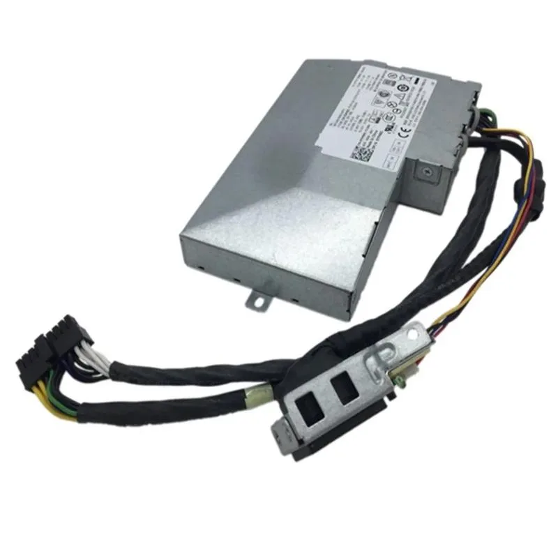 Rectangular silver ATX power supply unit with 18-pin connector visible