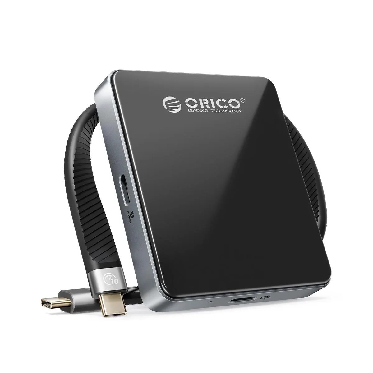 Orico Orico AP42P-BK-BP Magnetic M.2 2230/2242 NVMe Enclosure 10Gbps 100W PD — foto produk