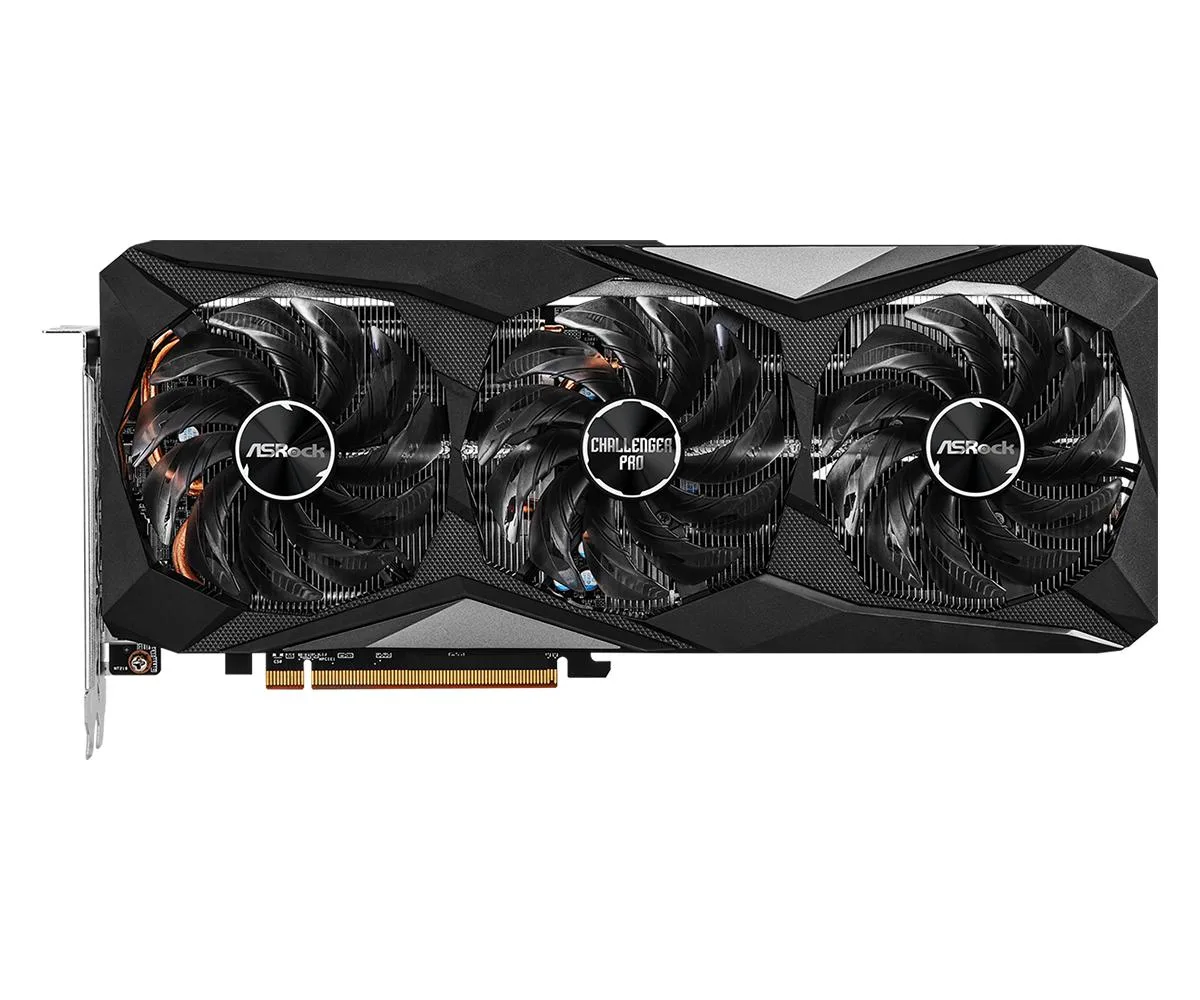 ASRock ASRock Radeon RX 6600 XT Challenger Pro 8GB GDDR6 graphics card — product photo