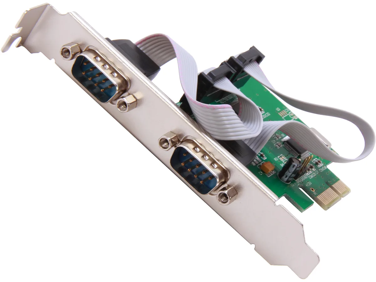 Syba Syba SI-PEX15037 2-port serial DB9 RS-232 PCIe x1 expansion card — صورة المنتج