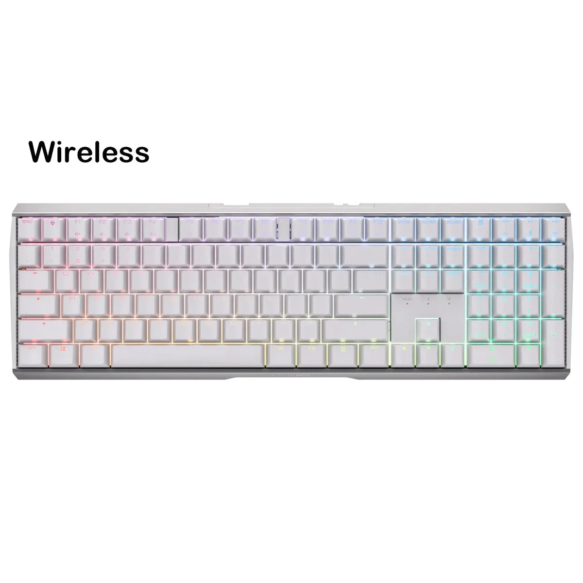 Cherry Cherry MX3.0S RGB White Green Switch 108 Keys Gaming Keyboard — photo du produit