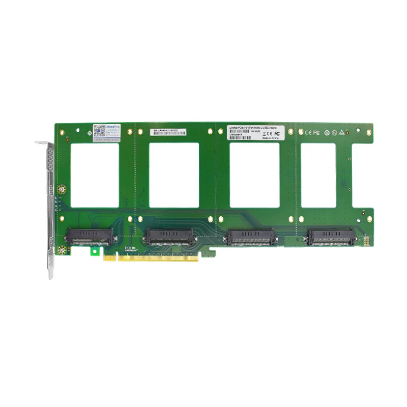 Shenzhen Lianrui Information Technology Shenzhen Lianrui Information Technology LRNV94NF 4×U.2 NVMe PCIe 3.0 x16 expansion card — 商品照片