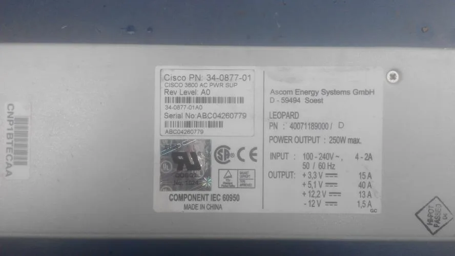 KHACHIMO KHACHIMO C3660 ATX power supply 34-0877-01 — photo du produit