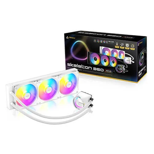 Antec Antec Skeleton 360 ARGB White liquid cooler — photo du produit