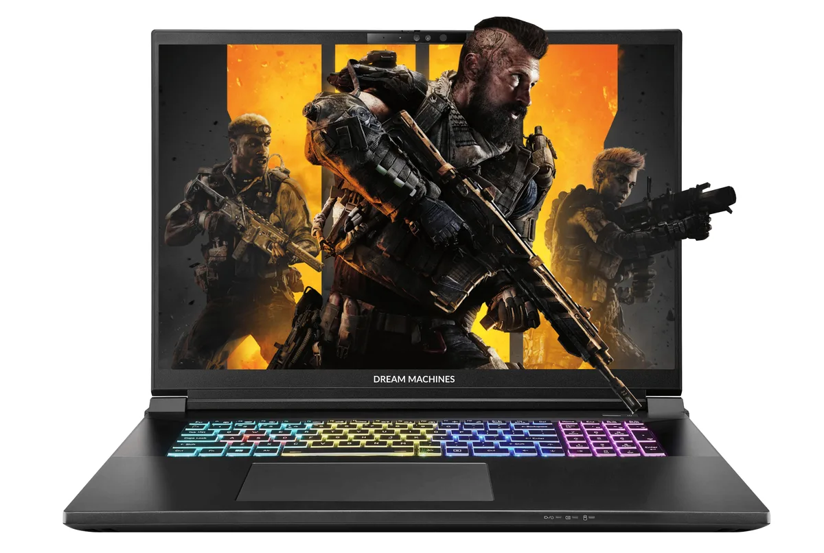 Dream Machines Dream Machines RX5090-18NA29 gaming laptop 18.0 240Hz UHD+ Ultra 9 275HX RTX 5090 32 GB DDR5 — product photo