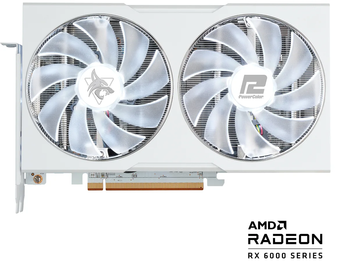 PowerColor PowerColor AXRX 6650XT 8GBD6-3DHLV2/OC Radeon RX 6650 XT graphics card — photo du produit
