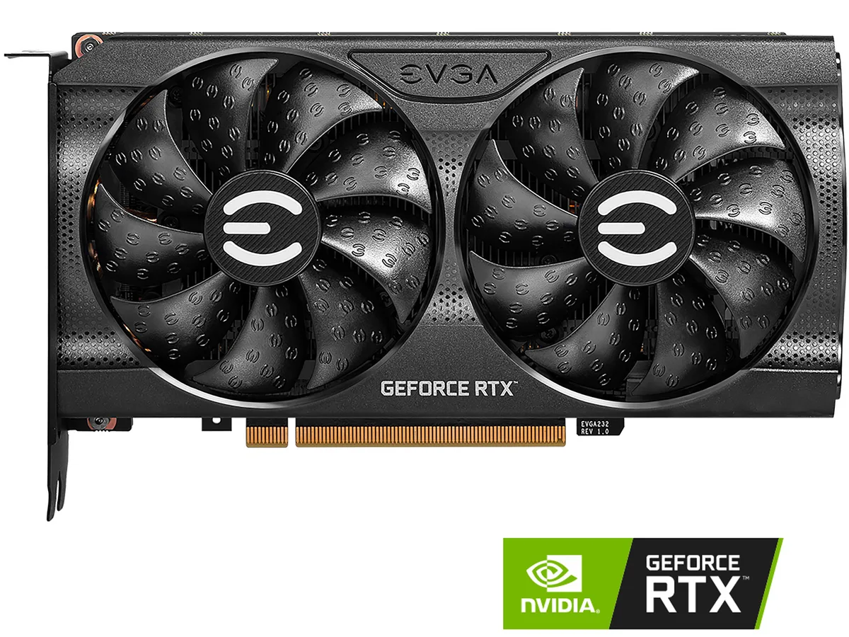 EVGA EVGA GeForce RTX 3060 XC 12G-P5-3655-KR 12GB GDDR6 graphics card — photo du produit
