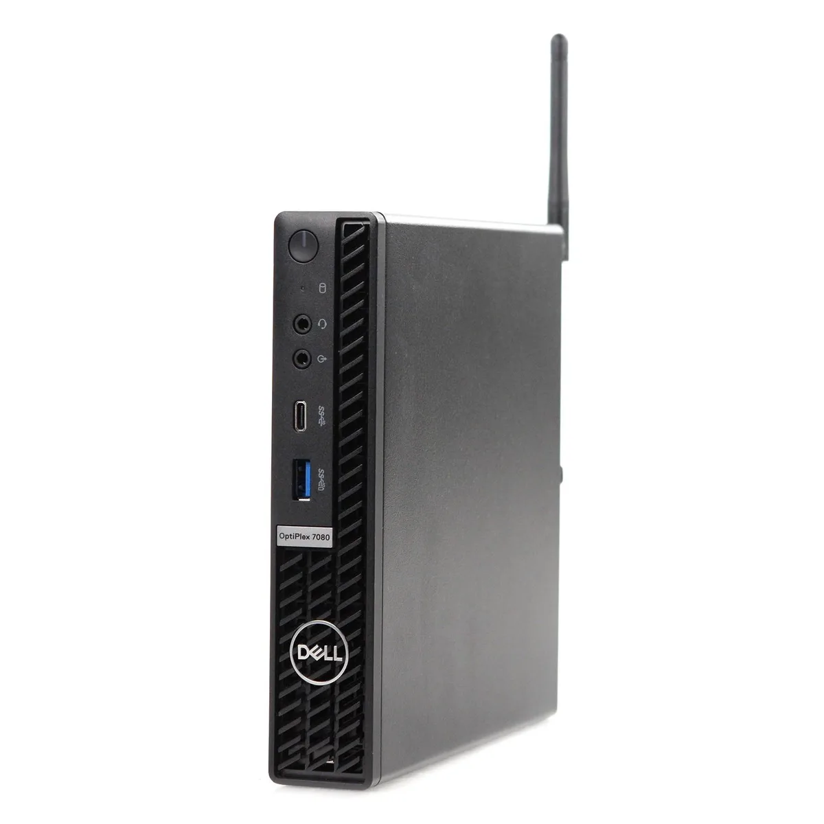 Small black desktop tower, compact mini form factor