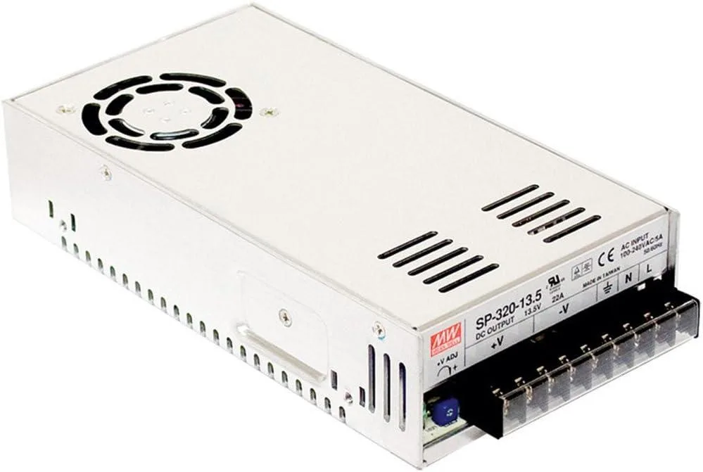 Mean Well SP-320-24 24V 13A 312W power supply unit with built-in fan