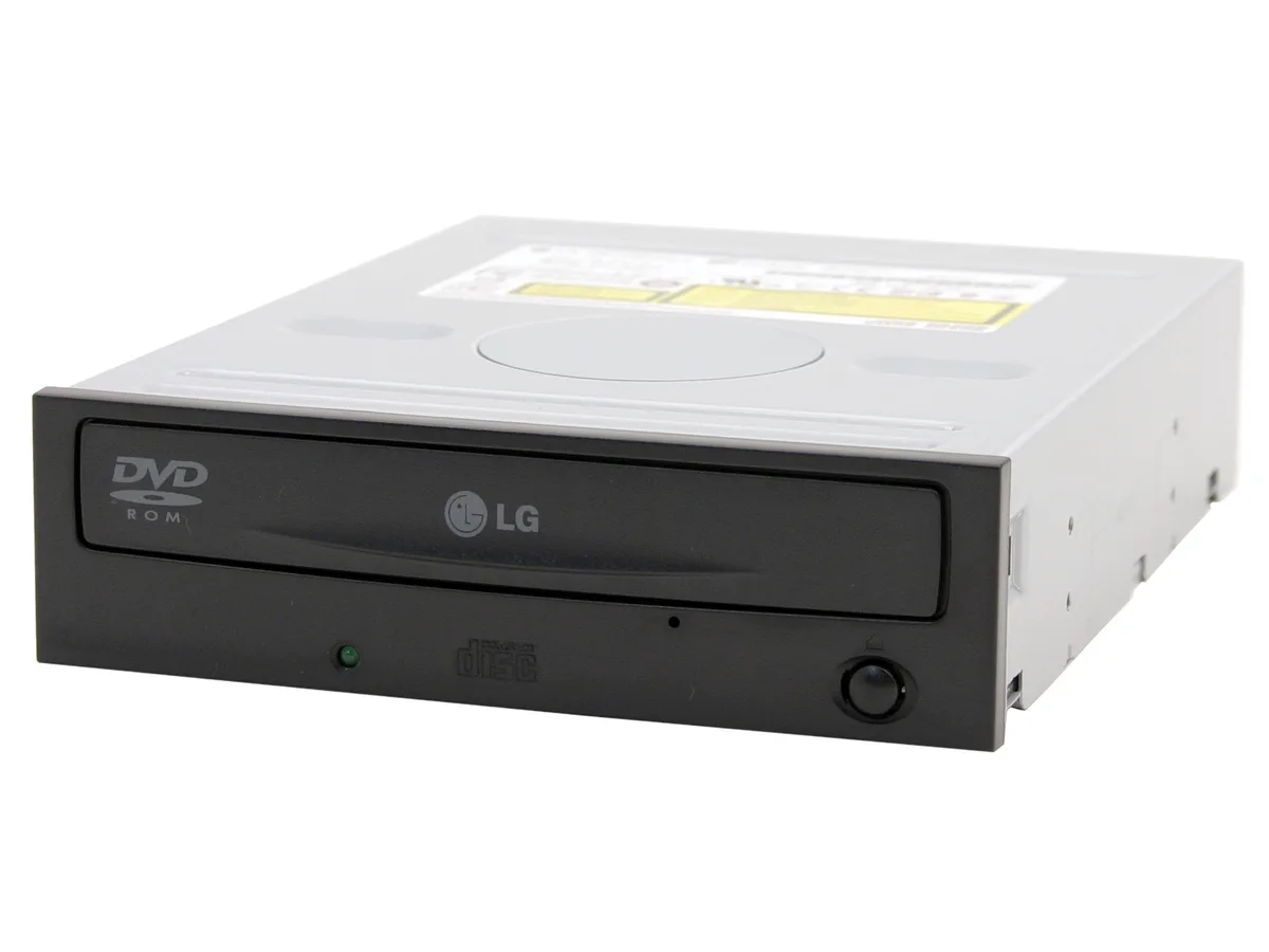 LG Electronics LG Electronics GDR-8163B 16X DVD-ROM 48X CD-ROM 5.25" black tray E-IDE/ATAPI dvd drive — foto produk