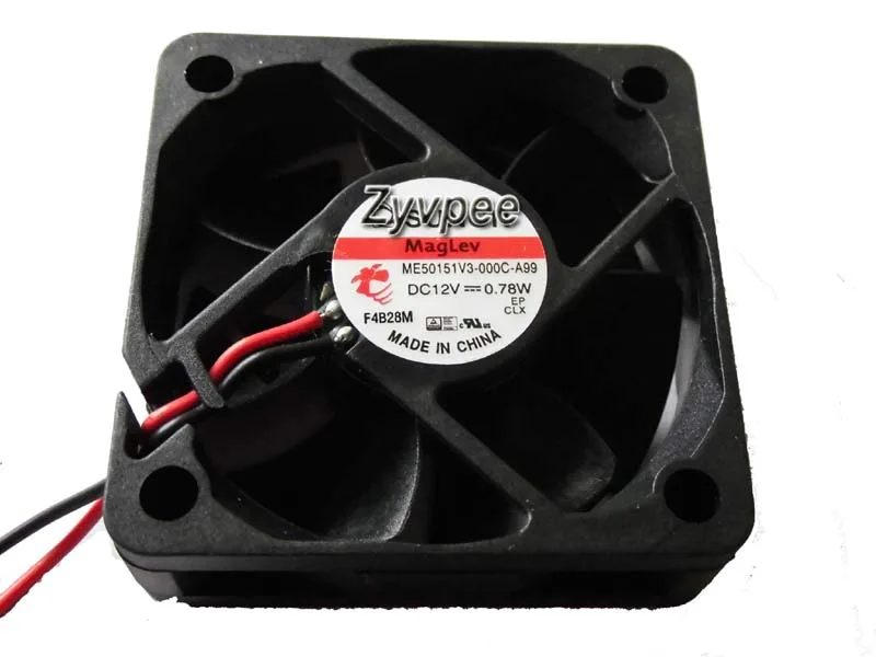 Zyvpee Zyvpee ME50151V3-000C-A99 50×15 mm 12 V 0.78 W 2-wire Maglev case fan — foto do produto