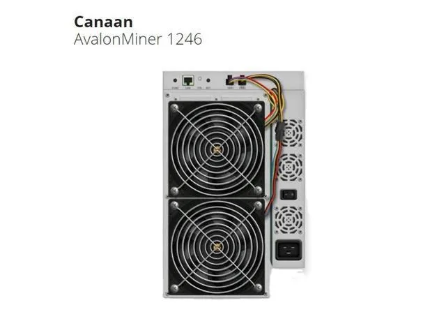 Rectangular metal mining unit with integrated power supply and four cooling fans