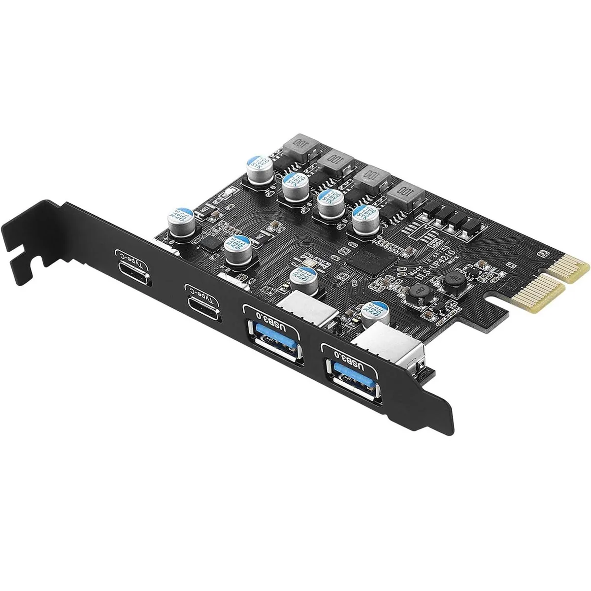 ESTONE ESTONE PCIE22A2C 4-Port USB 3.0 PCIe Card (2× Type-C, 2× Type-A) — product photo