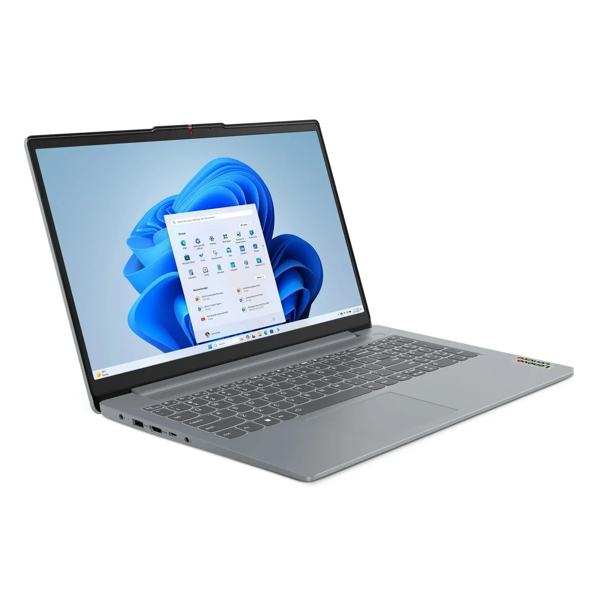 Slim Arctic Grey laptop with 15.6 inch FHD touchscreen display