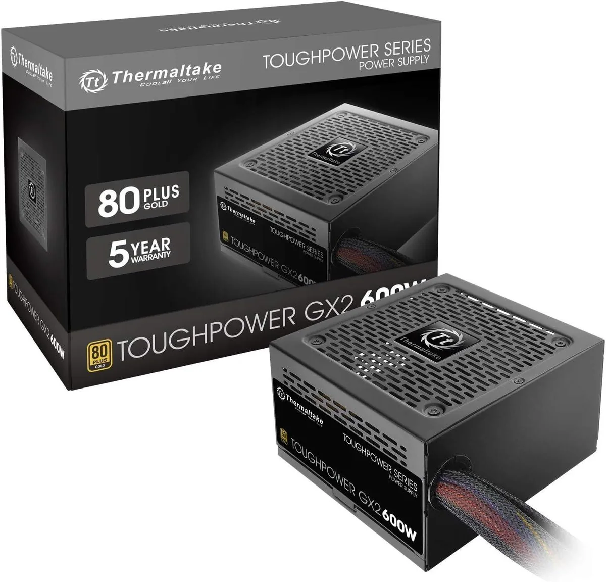 PCMART PCMART Toughpower GX2 600W 80+ Gold Server Power Supply — product photo