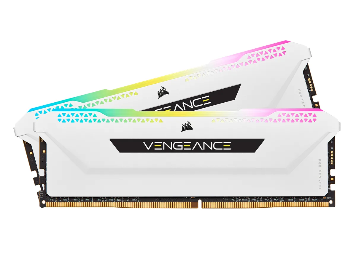 Corsair Corsair CMH32GX4M2E3200C16W Vengeance RGB Pro SL 32GB DDR4 desktop RAM — product photo