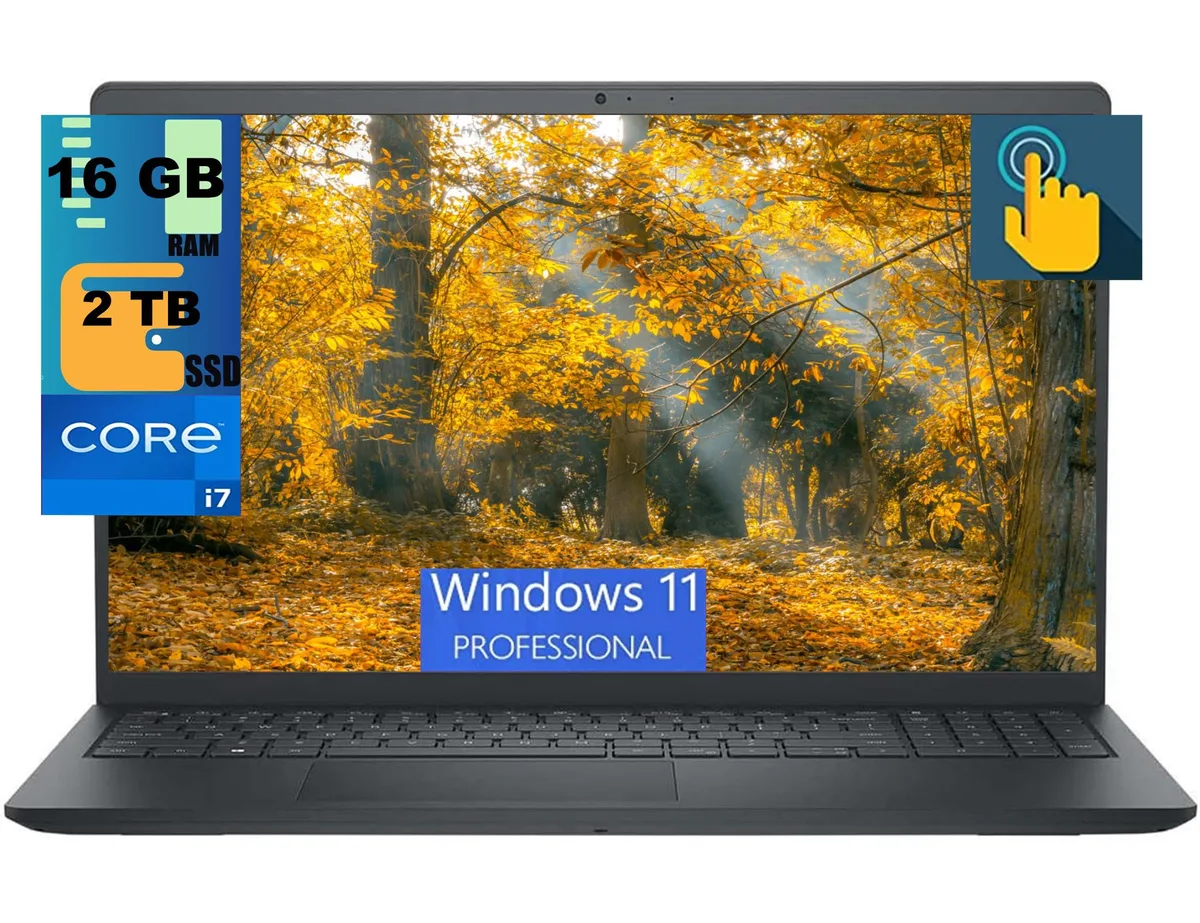 DELL DELL Inspiron 3530 15 laptop 15.6 FHD Touchscreen i7-1355U 10-core 16GB 2TB DDR4 Wi-Fi 6 — photo du produit