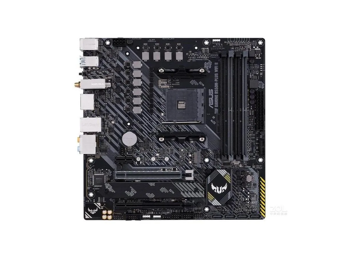 Green Micro ATX motherboard with black heatsinks and silver I/O shield