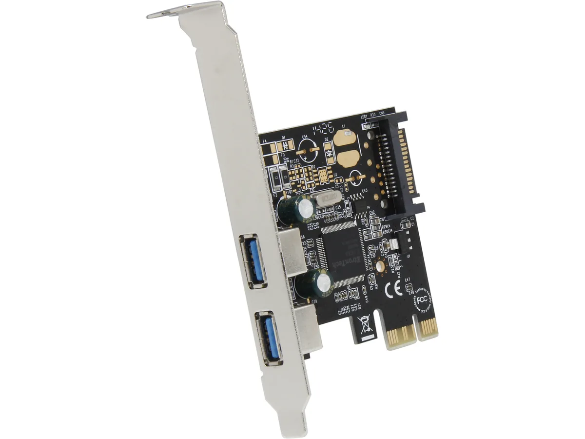 Syba Syba SD-PEX20158 2-Port USB 3.0 PCI-Express x1 expansion card — Produktfoto