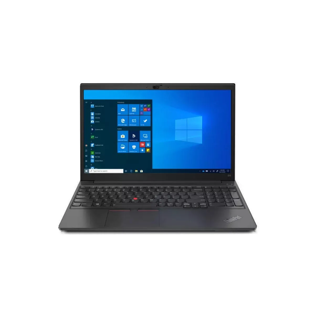 Glossy black 15.6 inch laptop closed, ThinkPad logo visible