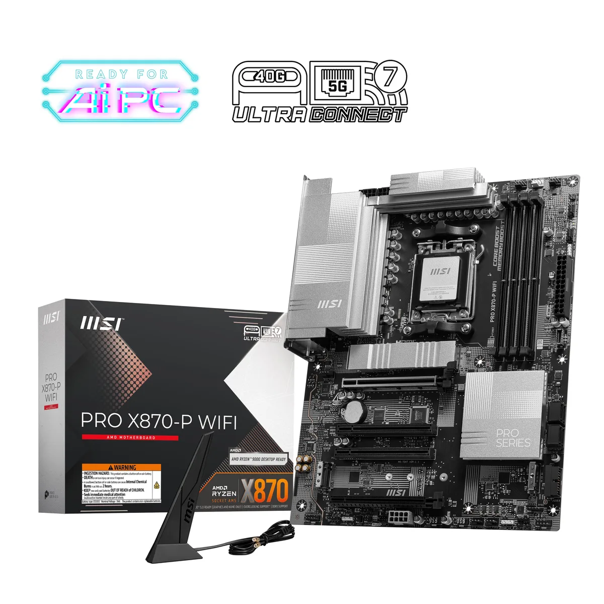MSI MSI PRO X870-P WIFI AMD motherboard — product photo