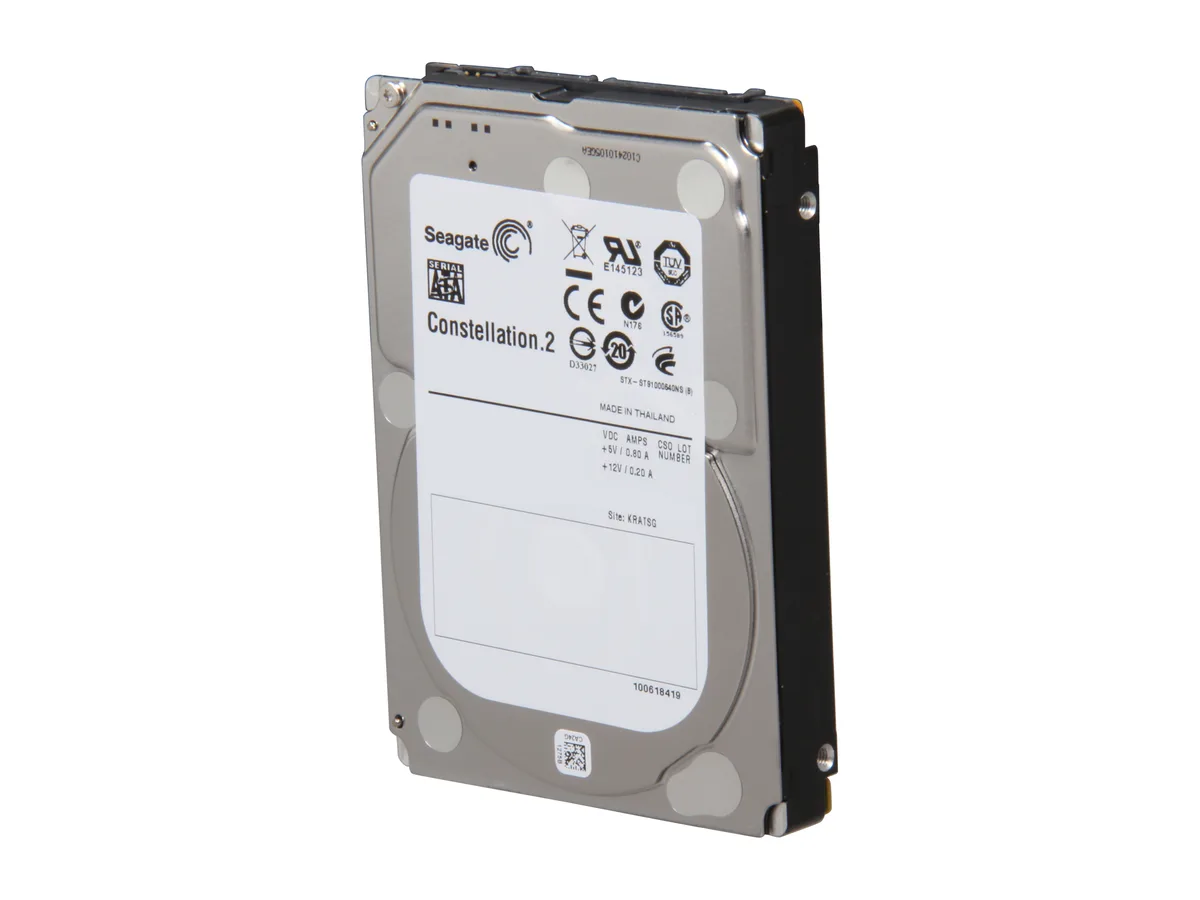 Seagate Seagate Constellation.2 ST91000640NS 1TB 7200 RPM 64MB SATA 6.0Gb/s 2.5" 15mm internal hard drive — product photo