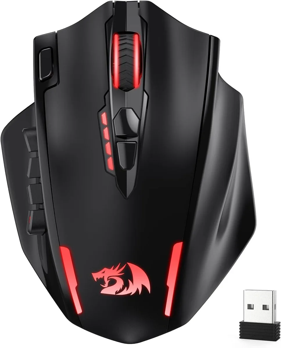 Redragon Redragon M913 MAX 26000 DPI 16 button wireless gaming mouse — product photo