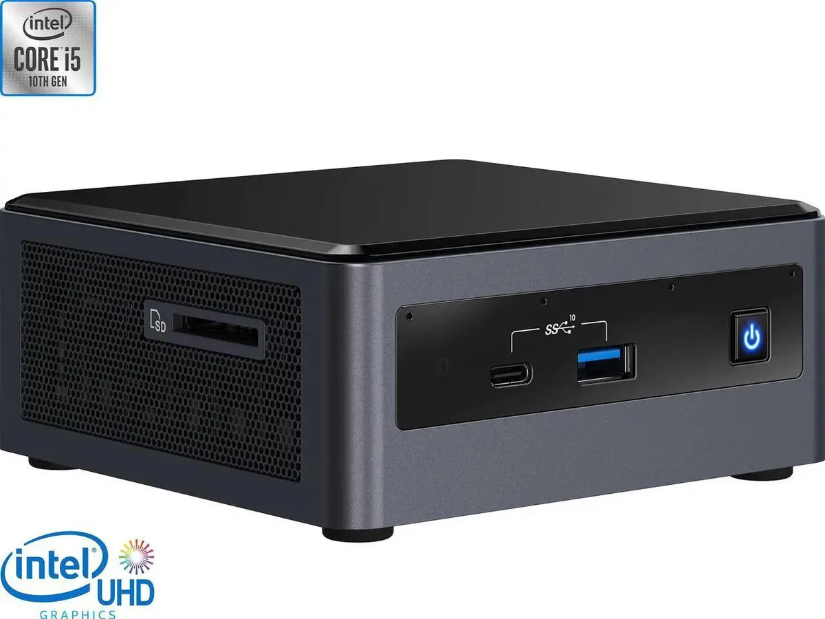 Intel Intel NUC10i5FNHN Core i5-10210U 1.6-4.2GHz 8GB DDR4 256GB NVMe + 500GB HDD barebone mini PC — 商品照片