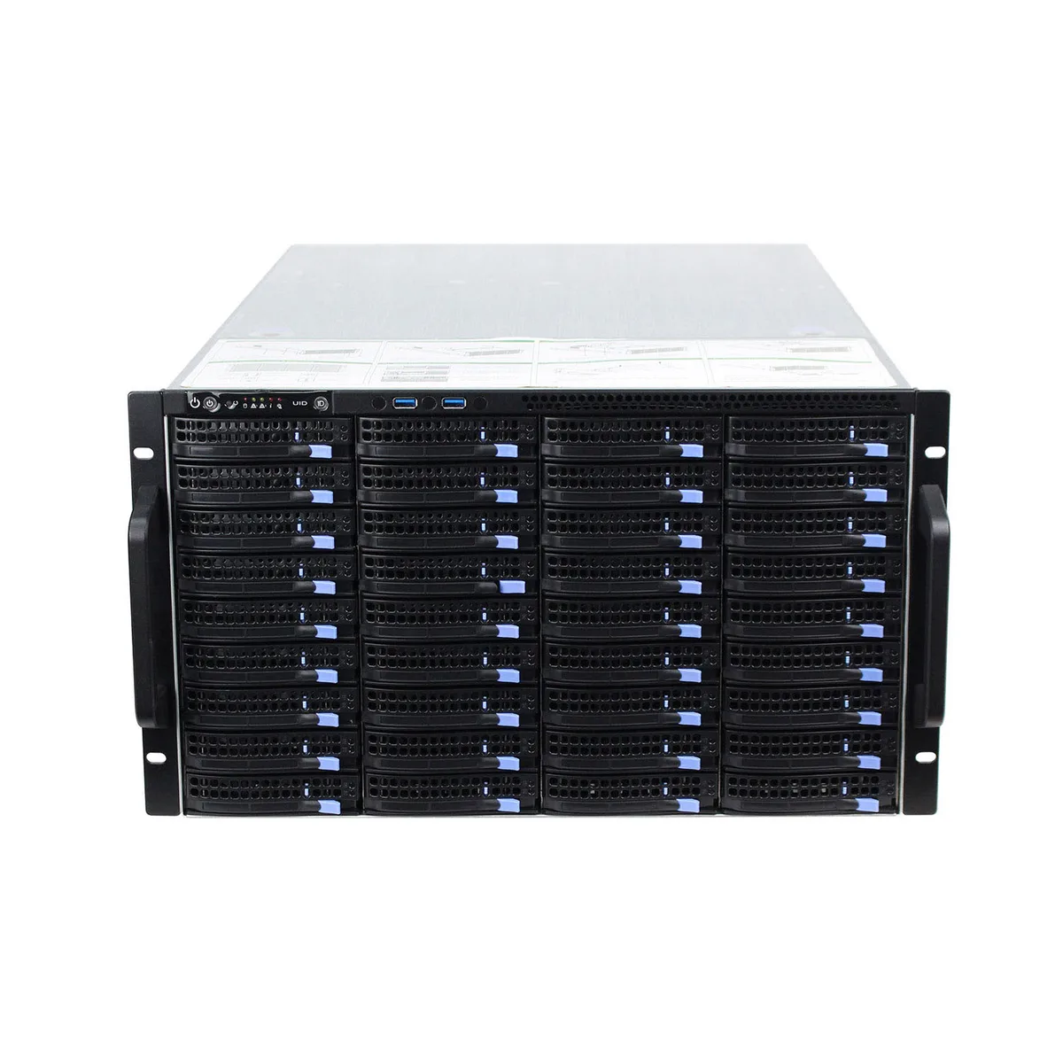 Shenzhen Junxiangcheng Technology Co., Shenzhen Junxiangcheng Technology Co., 6U Rackmount Server Chassis 60×3.5" Hot-Swap 6Gb/s Backplane — صورة المنتج