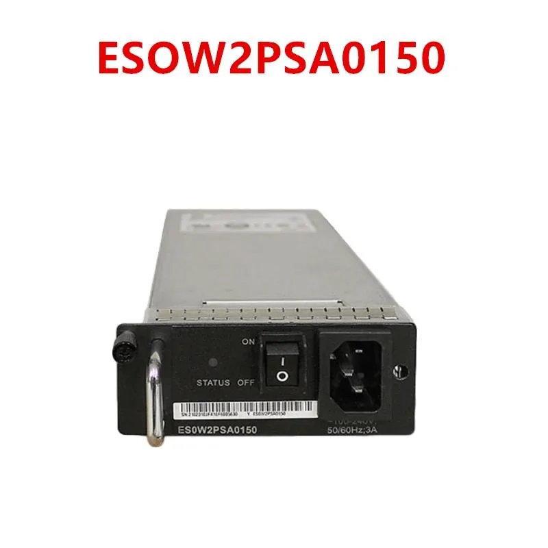Compact ATX power supply unit with gold finish and cooling fan