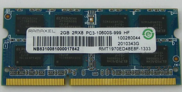 Ramaxel Technology Ramaxel Technology 2GB DDR3 1333 PC3-10600S laptop RAM — zdjęcie produktu
