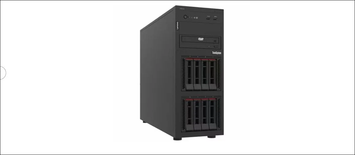 Lenovo Lenovo ThinkSystem ST250 V3 7DCEA01YNA Tower Server Xeon E-2434 16 GB RAM — photo du produit