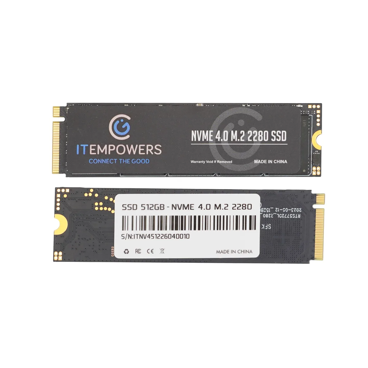 ITEMPOWERS ITEMPOWERS IPNV4512G2280 512GB M.2 2280 NVMe internal SSD — product photo