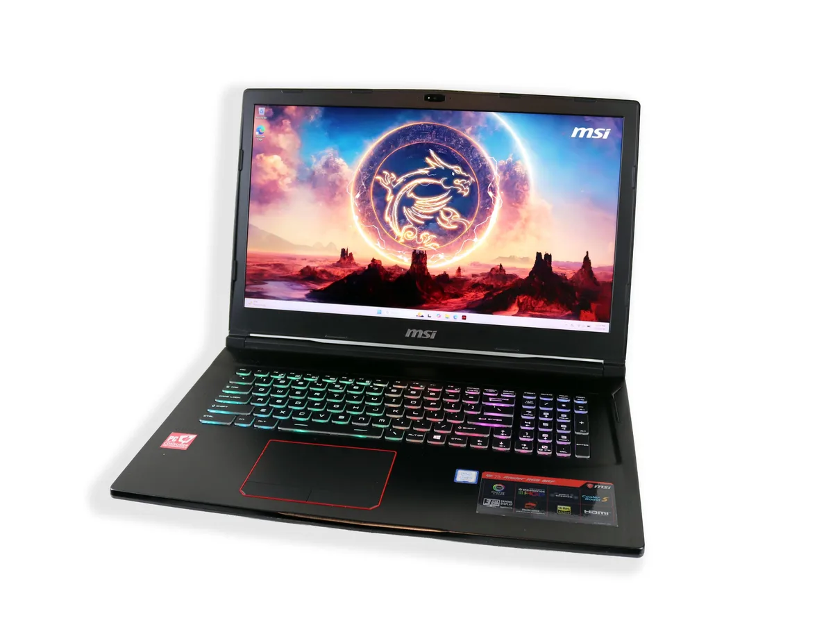 MSI MSI GE73 laptop i7-8750H 16GB 256GB SSD 1TB HDD GTX 1070 17.3" 120Hz — photo du produit
