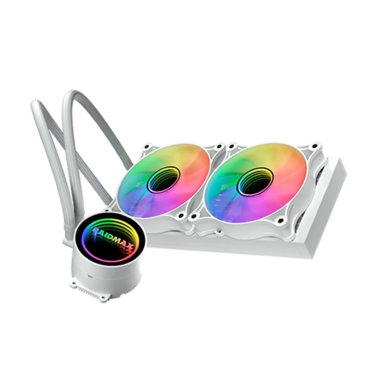 Raidmax Raidmax Infinita LS240BK 240mm liquid cooler White — Produktfoto