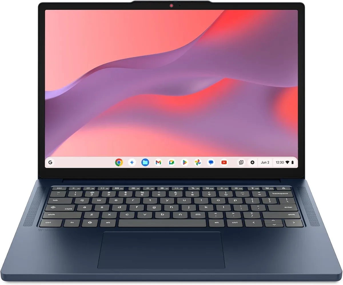 Lenovo Lenovo Chromebook m 14 laptop MediaTek Kompanio 540 8GB DDR5 256GB SSD Artic Grey — product photo
