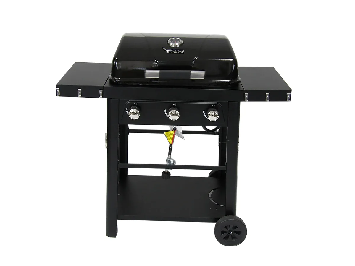 Brand-Man Grills Brand-Man Grills Bronco2 3-Burner Portable Gas Grill Black BMBRON2-3B — termékfotó