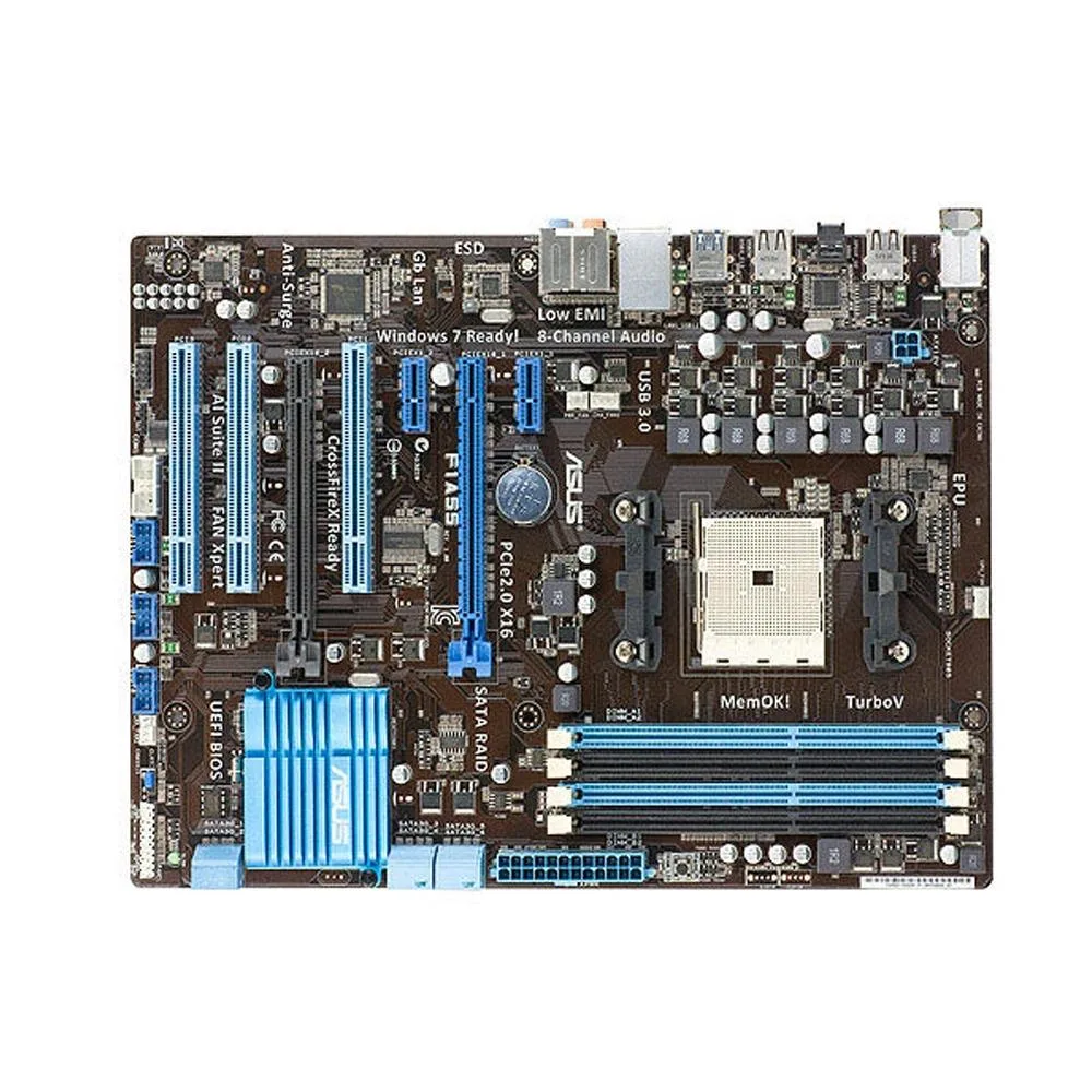 ATX motherboard with FM1 socket and DDR3 slots
