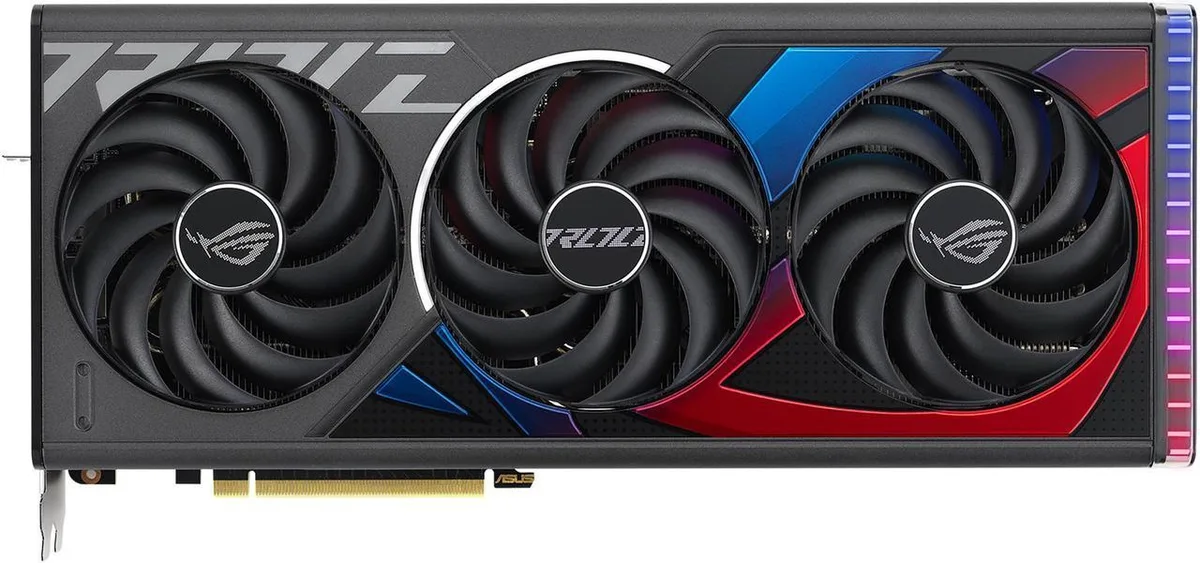 ASUS ASUS ROG Strix GeForce RTX 4070 Ti SUPER OC Edition Gaming graphics card — product photo