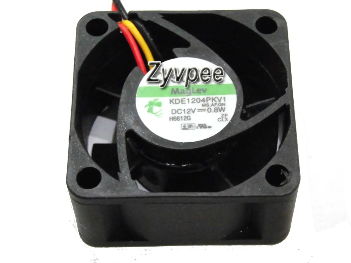 Zyvpee Zyvpee KDE1204PKV1 MS.AF.GN 12V .8W 40*20mm case fan — product photo