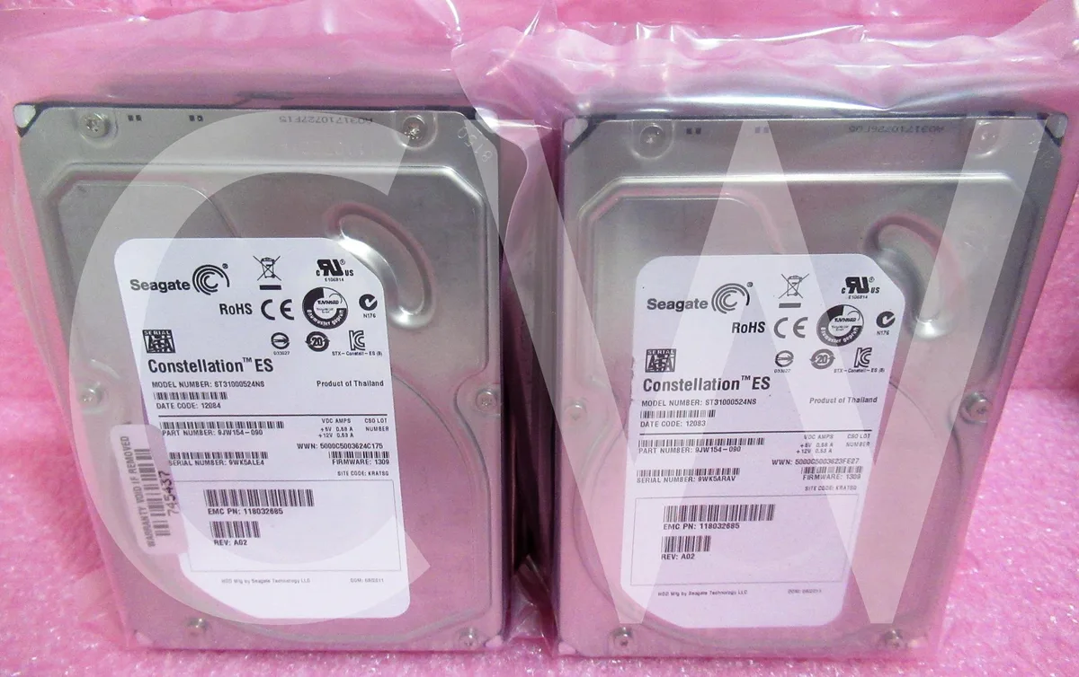Seagate Seagate Constellation ES ST31000524NS 1TB 7200RPM 3Gbps 32MB 3.5" SATA internal hard drive — 商品写真