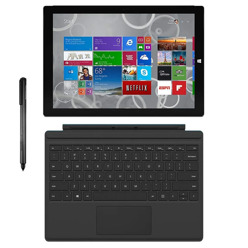 Microsoft Microsoft Surface Pro 3 2-in-1 Laptop 12.3" i5-4300U 8GB 256GB Windows 10 Pro + Type Cover — ภาพสินค้า