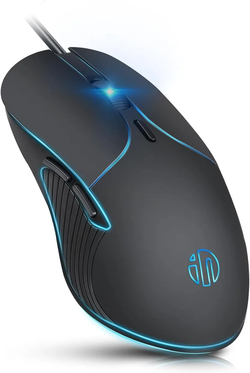 Hitoor Hitoor PB1P Wired Gaming Mouse 3600 DPI 6 Buttons Black — fotografia produktu