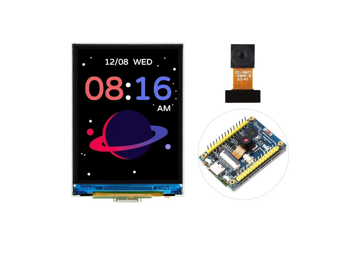LORDWORLD LORDWORLD ESP32-S3-Touch-LCD-2-C Development Board 240×320 IPS 262K Colour OV5640 Camera — 제품 사진