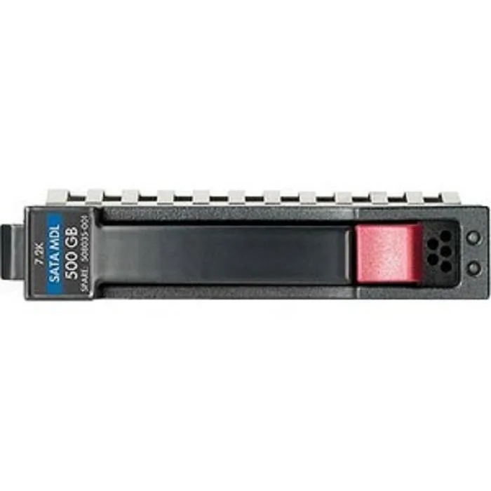 Silver rectangular 2.5-inch internal hard drive with label showing model 625609-B21