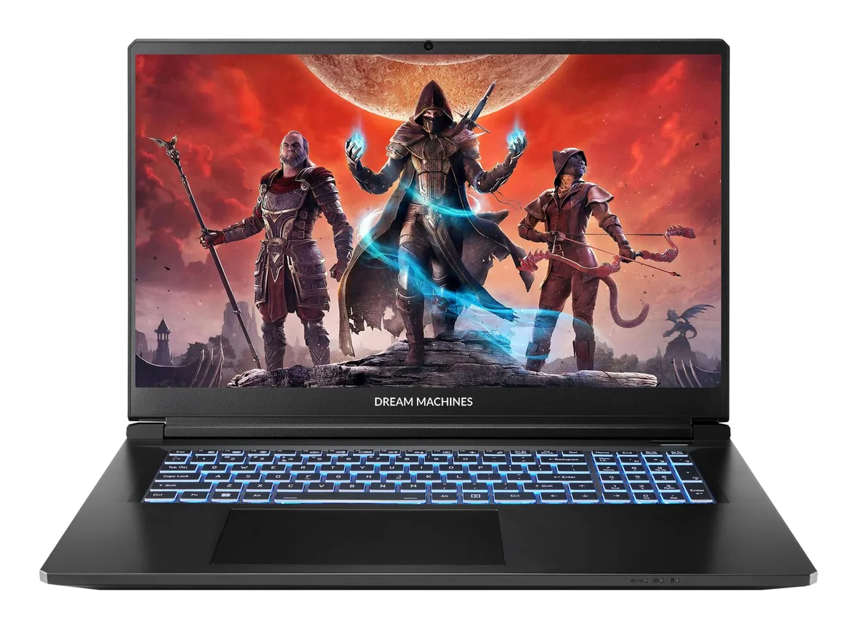 Dream Machines Dream Machines RT5060-17NA24 gaming laptop Ryzen AI 7 350 RTX 5060 17.3 144Hz IPS 32GB DDR5 1TB — toote foto